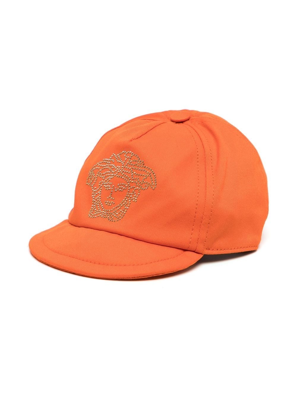 Versace Kids Medusa-embellished cotton cap - Orange von Versace Kids