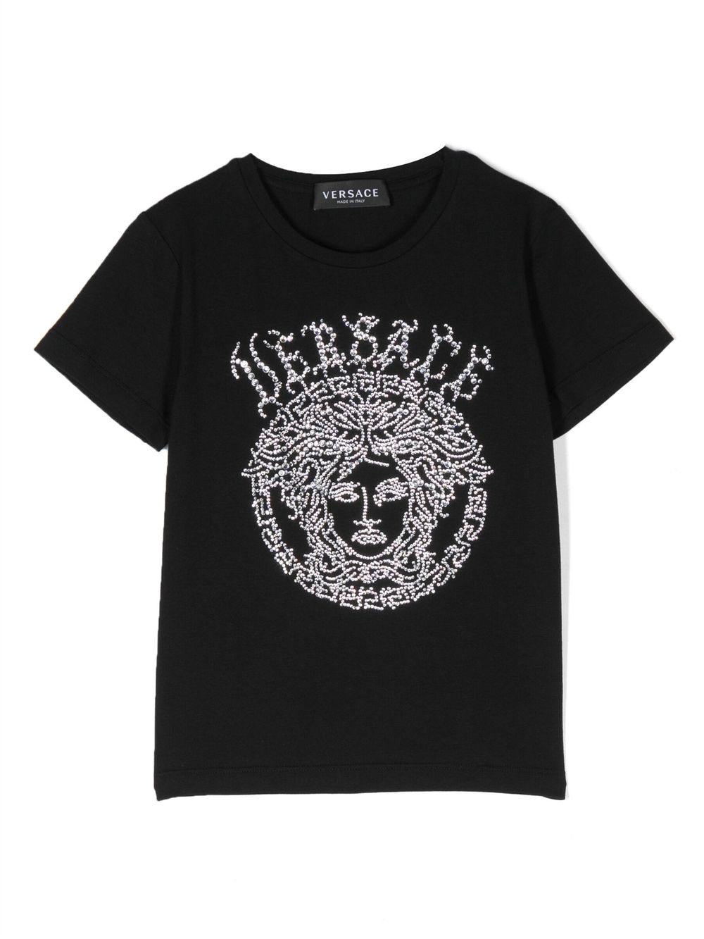 Versace Kids Medusa head-motif T-shirt - Black von Versace Kids