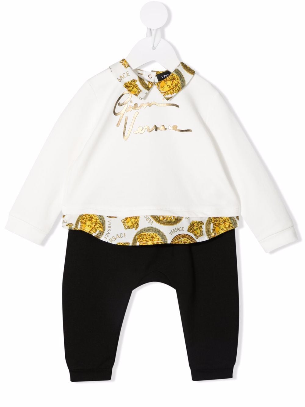 Versace Kids Medusa-head print tracksuit set - White von Versace Kids