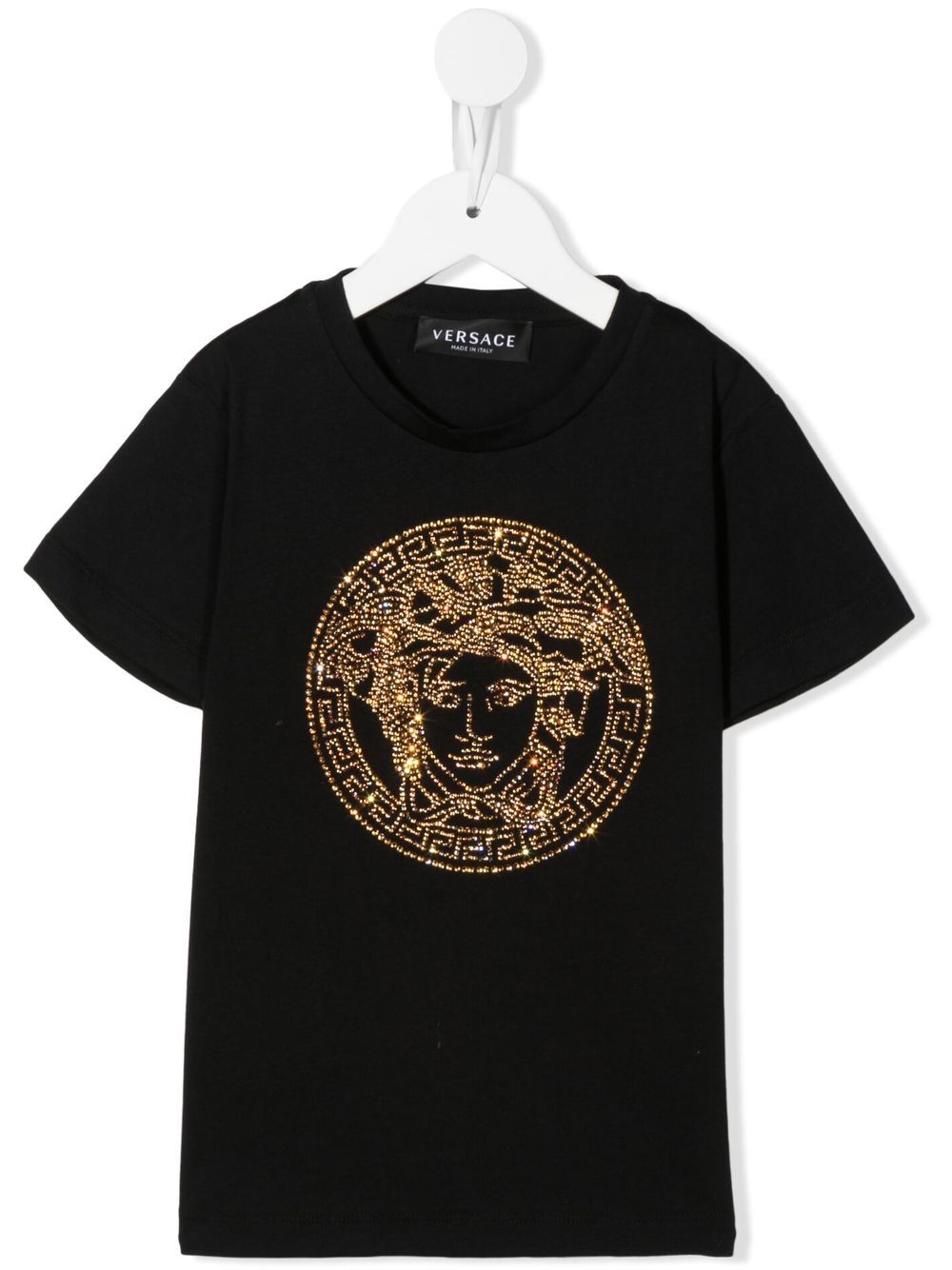 Versace Kids Medusa motif T-shirt - Black von Versace Kids