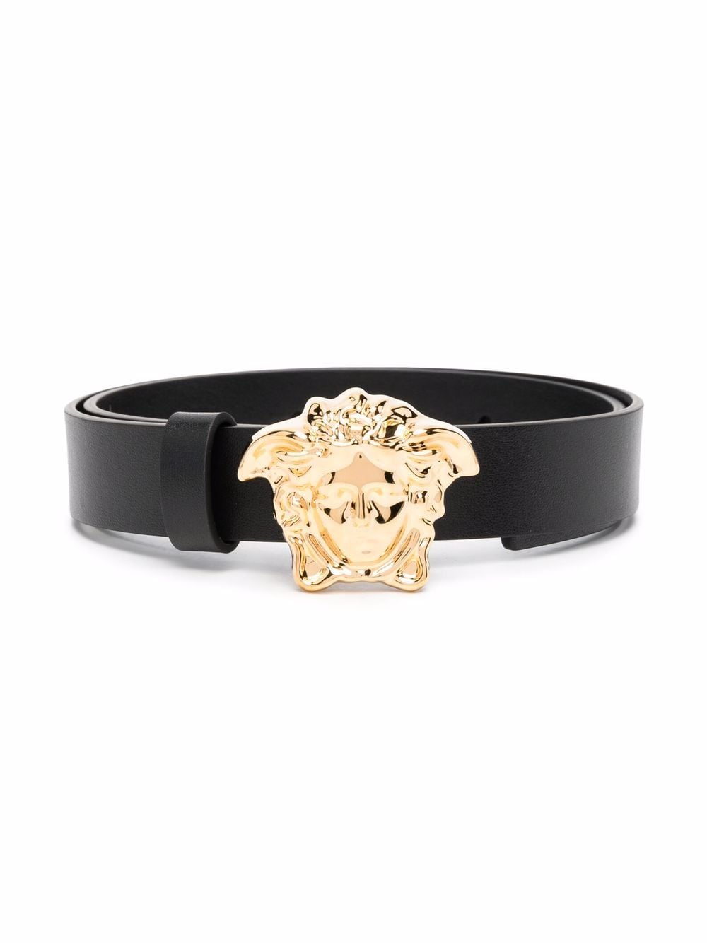 Versace Kids La Medusa leather belt - Black von Versace Kids