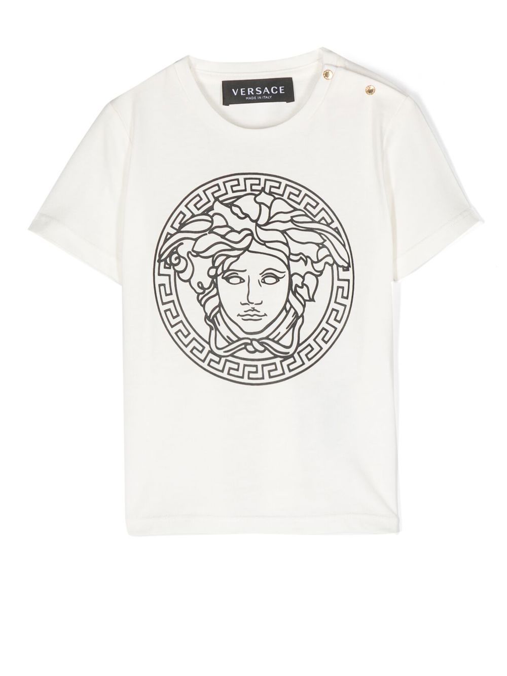 Versace Kids Medusa cotton T-Shirt - White