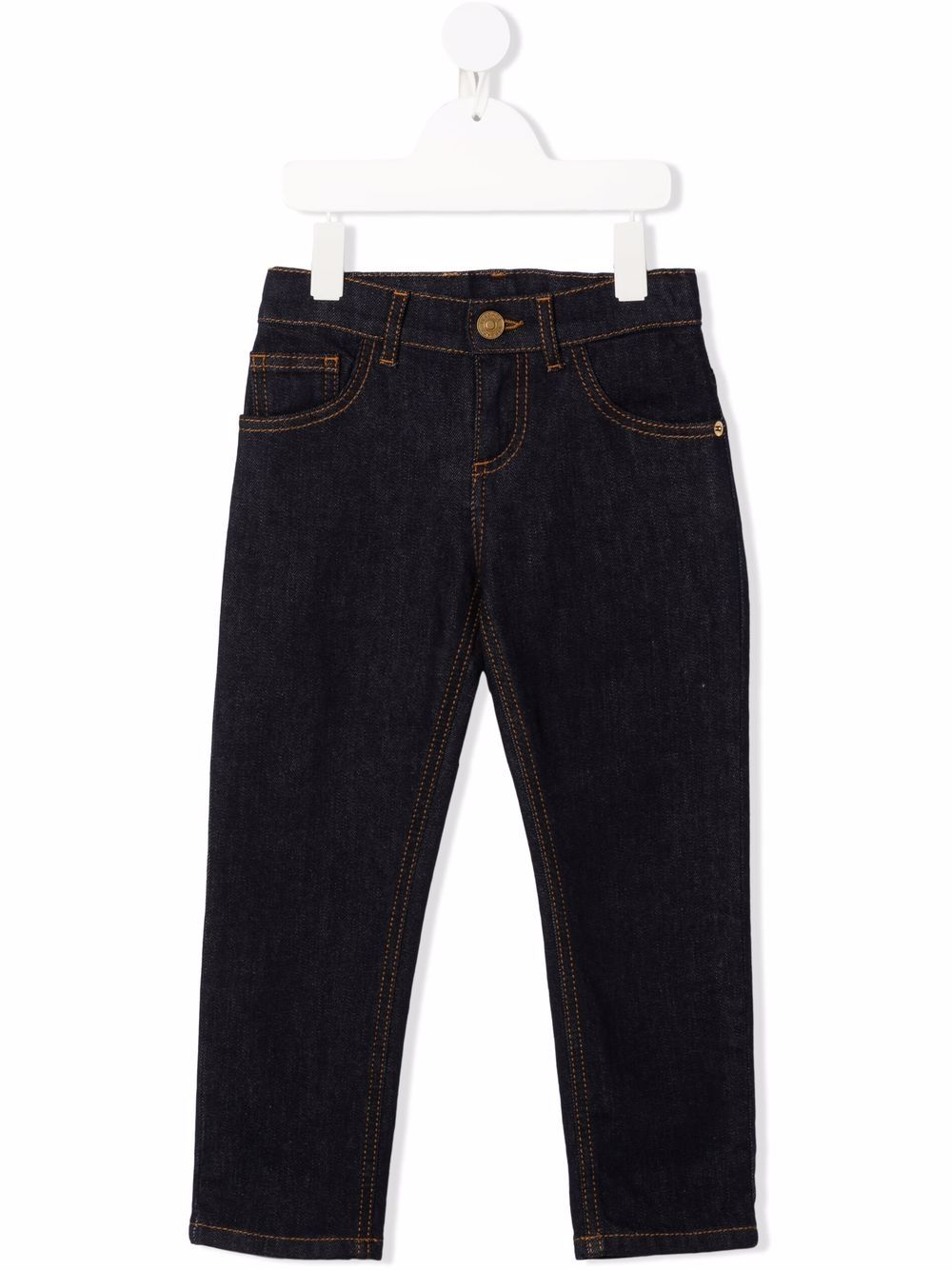 Versace Kids Medusa-print jeans - Blue von Versace Kids