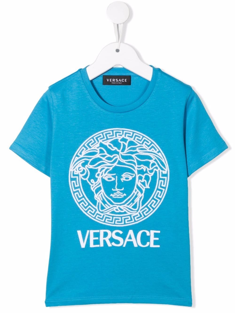 Versace Kids Medusa-print short-sleeve T-shirt - Blue von Versace Kids