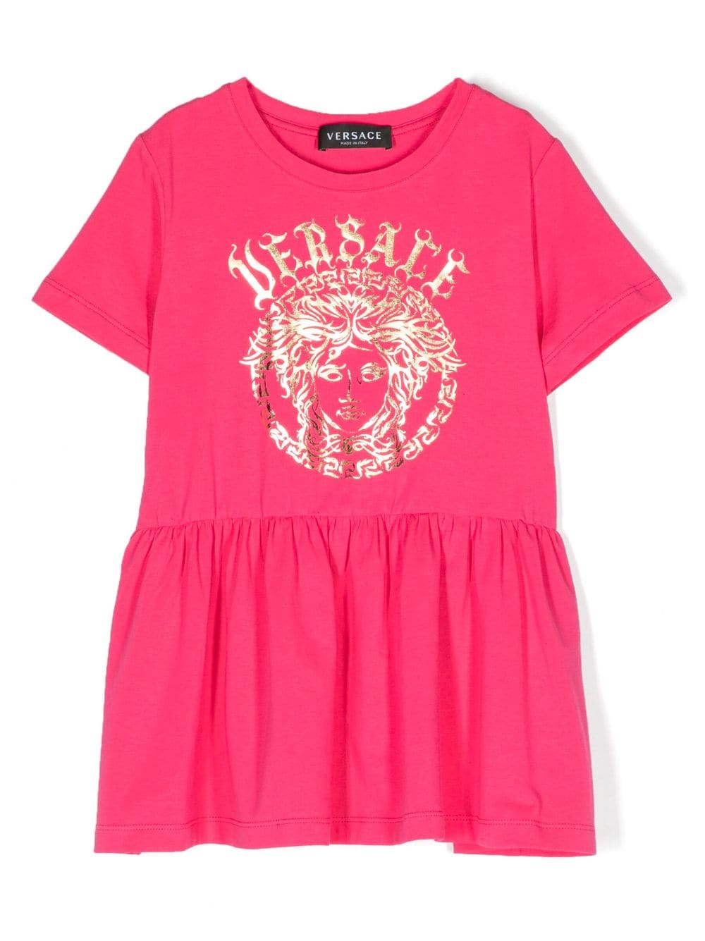 Versace Kids Medusa-print short-sleeve dress - Pink von Versace Kids