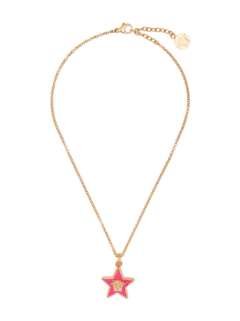 Versace Kids Star Medusa chain-link necklace - Gold von Versace Kids