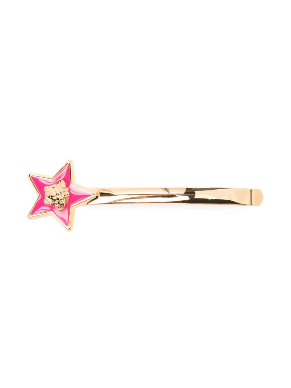 Versace Kids Star Medusa enamel-detail hair clip - Gold von Versace Kids