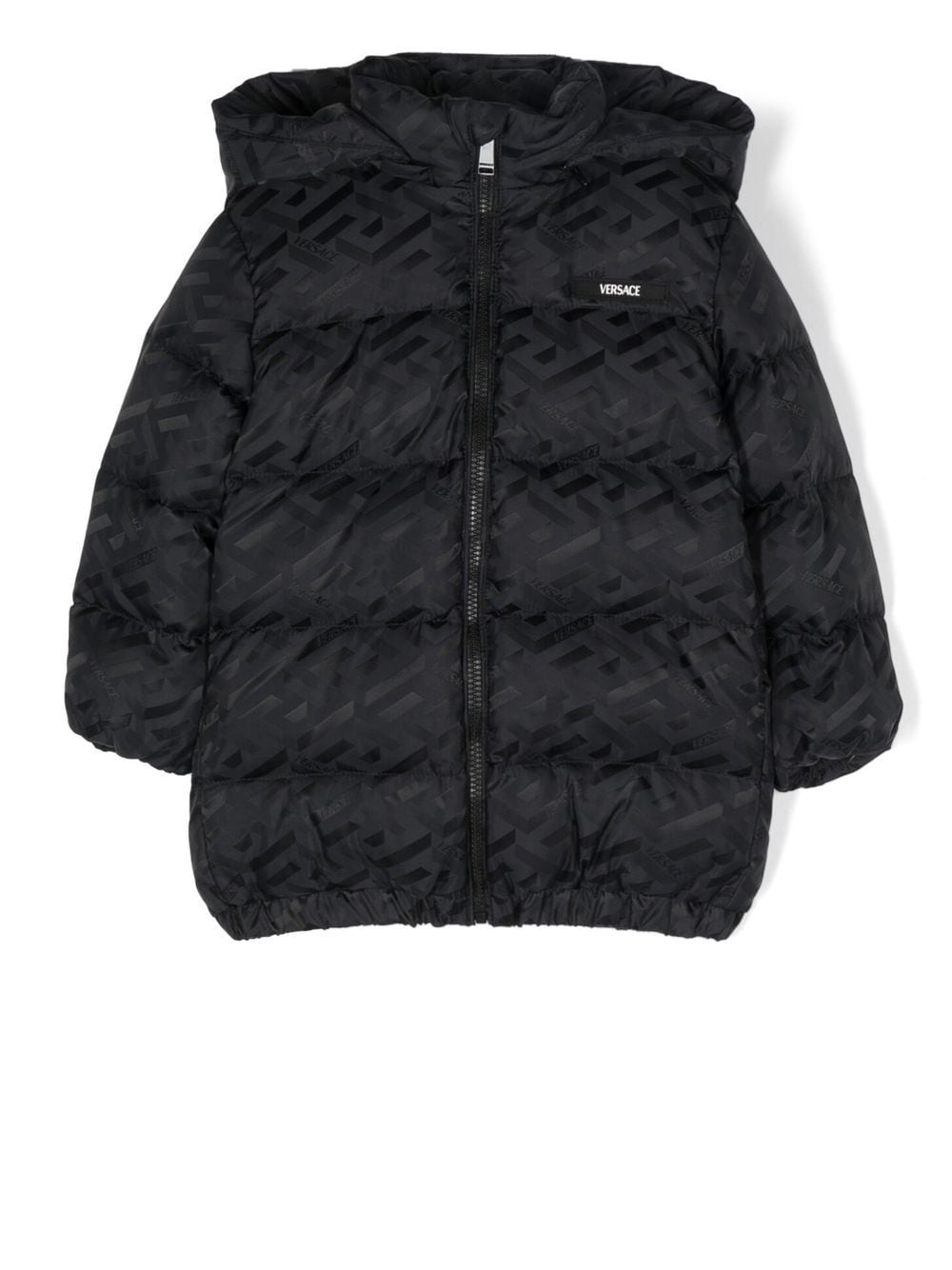 Versace Kids greca-print padded jacket - Black von Versace Kids