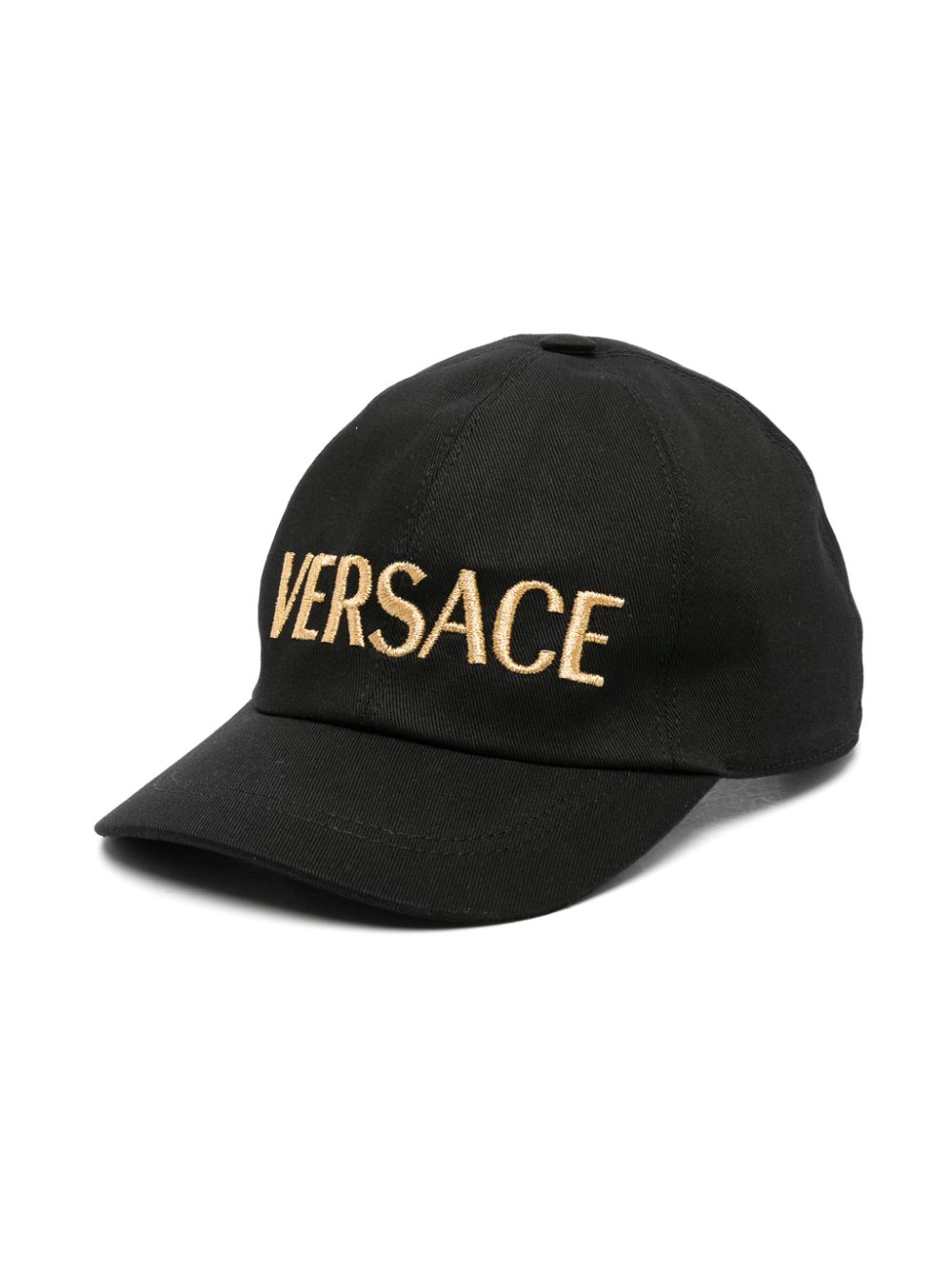 Versace Kids logo-embroidered baseball cap - Black von Versace Kids