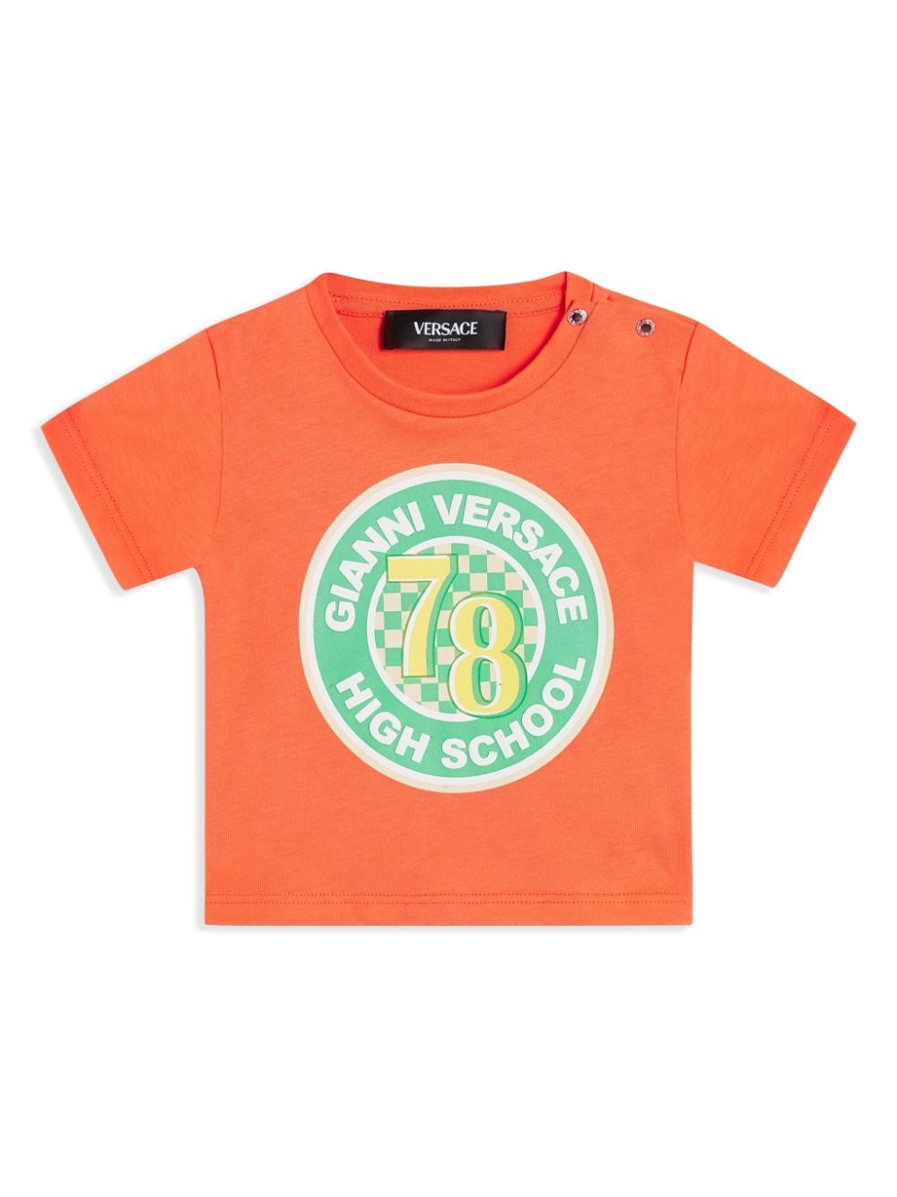 Versace Kids logo-print cotton T-shirt - Orange von Versace Kids