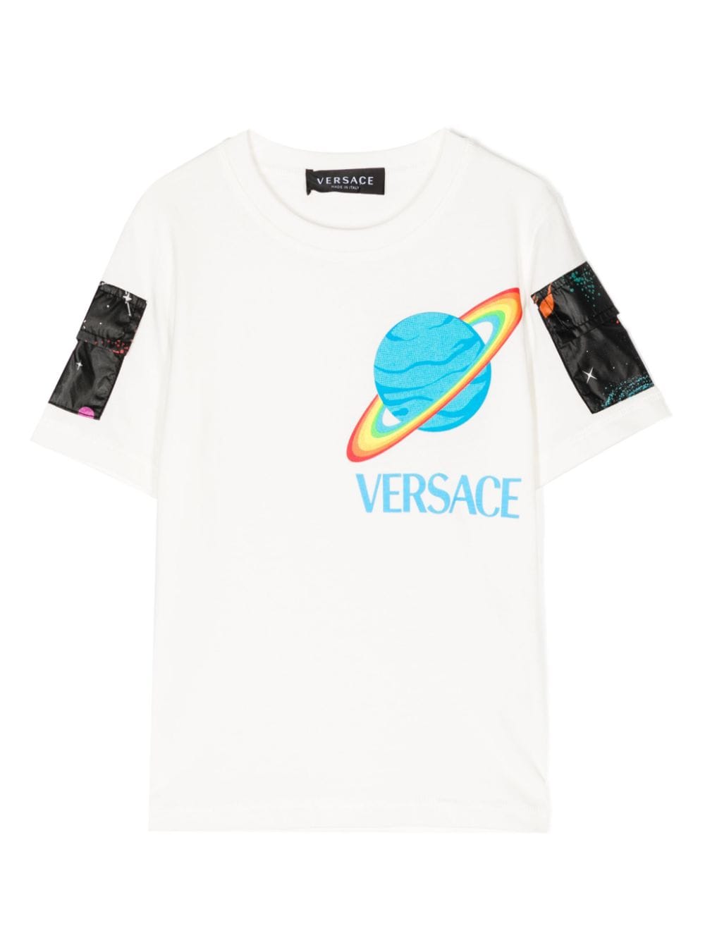 Versace Kids logo-print cotton T-shirt - White von Versace Kids