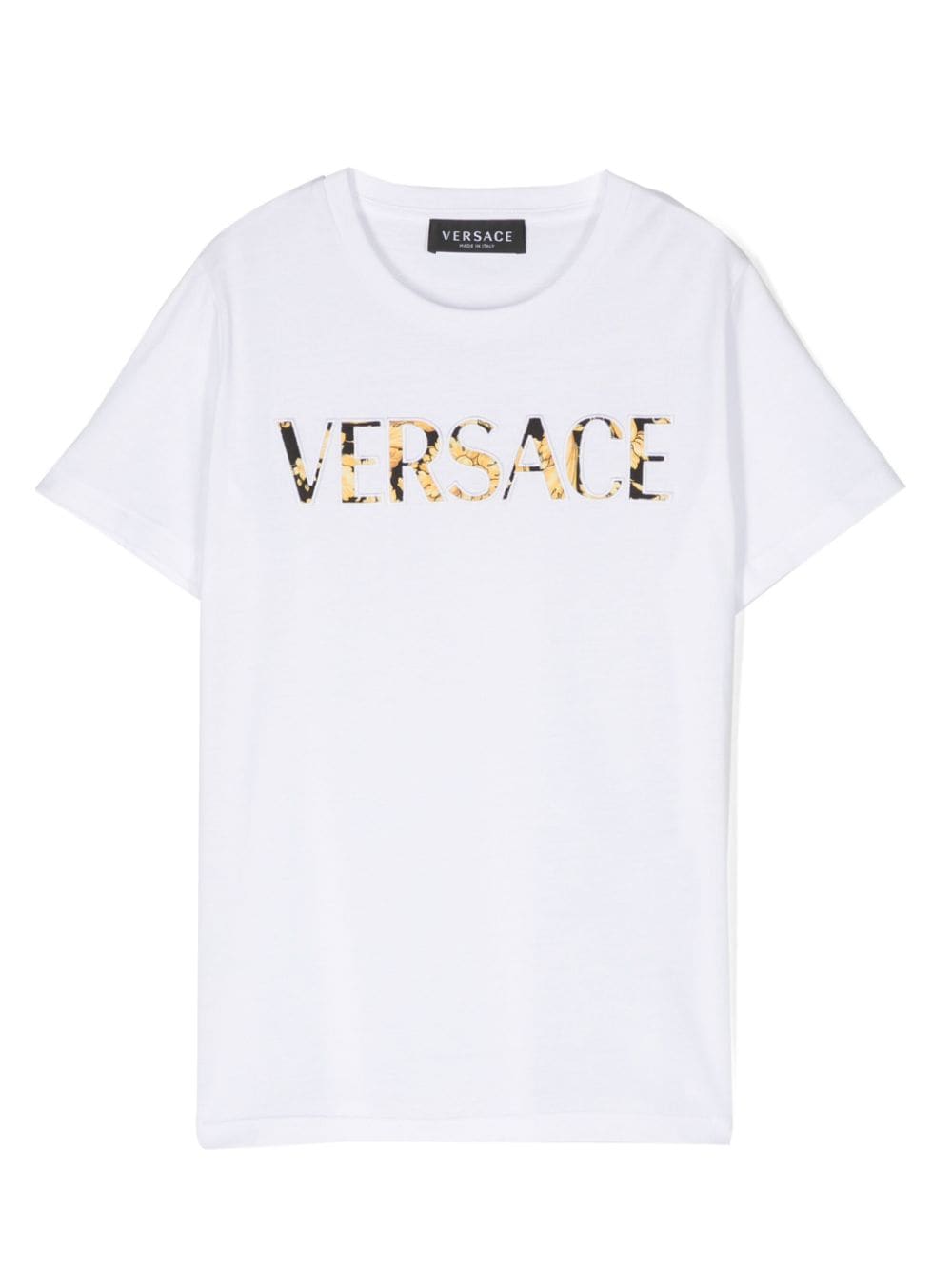 Versace Kids logo-print cotton T-shirt - White von Versace Kids