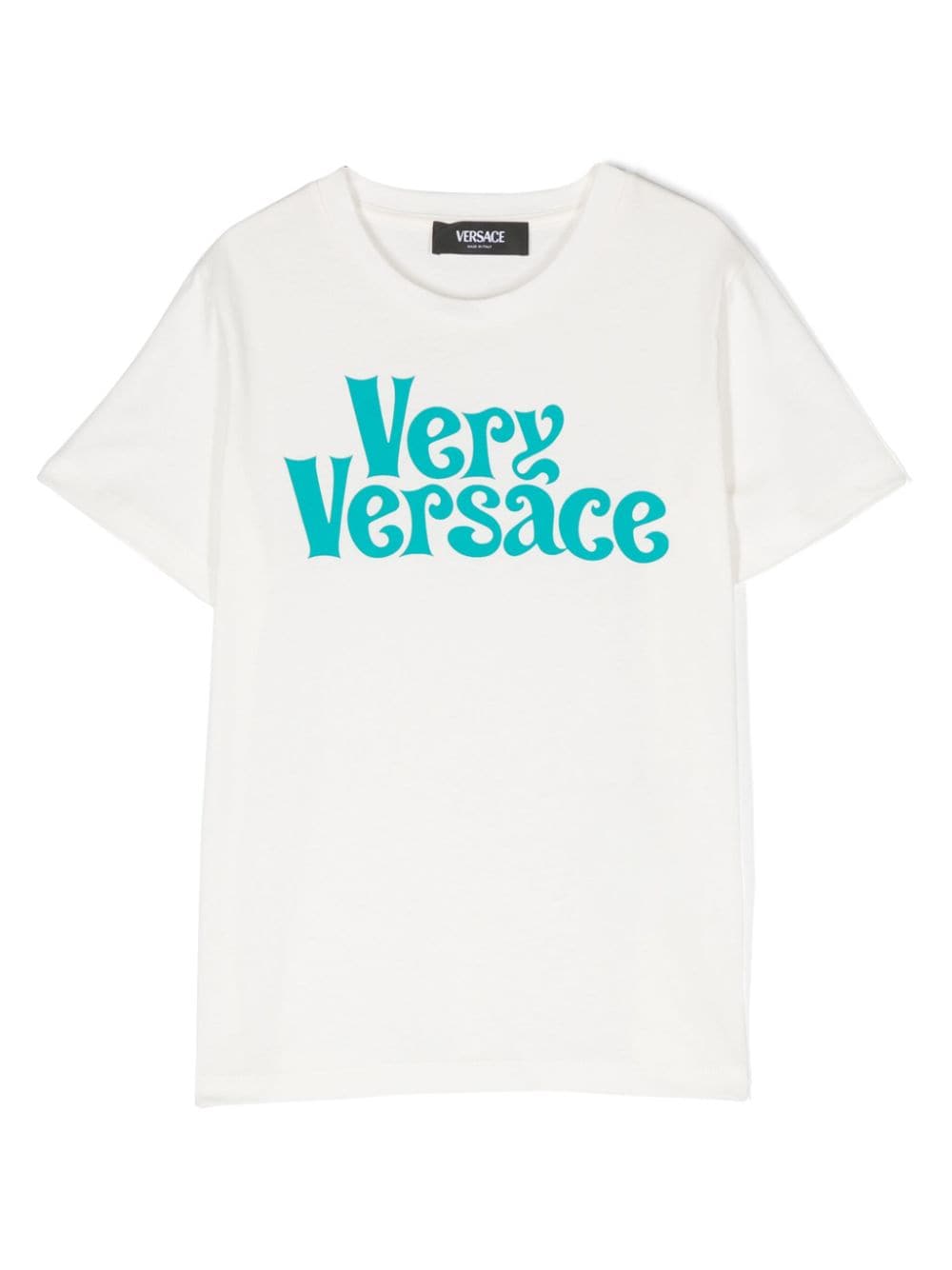Versace Kids logo-print cotton T-shirt - White von Versace Kids