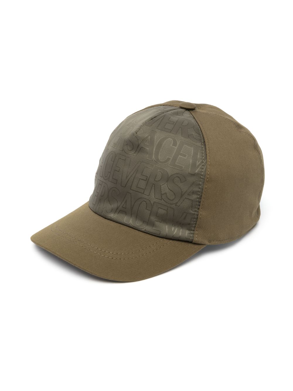 Versace Kids logo-print cotton cap - Green von Versace Kids