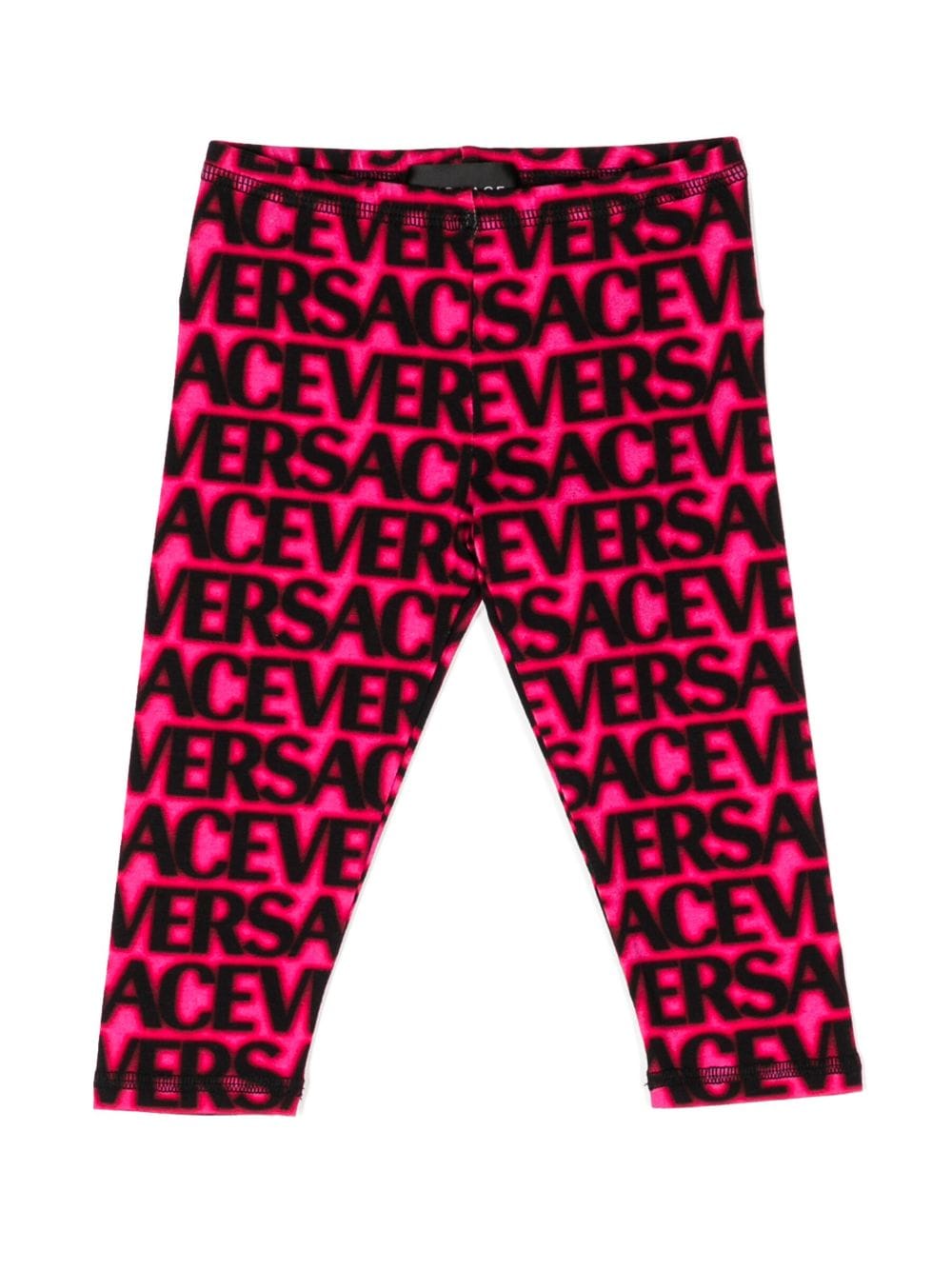 Versace Kids logo-print cotton leggings - Pink von Versace Kids