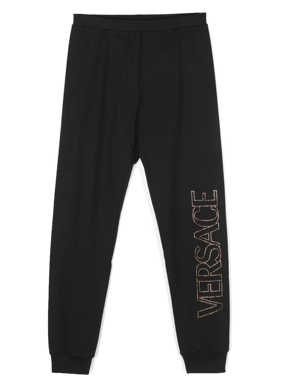 Versace Kids logo tracksuit bottoms - Black von Versace Kids