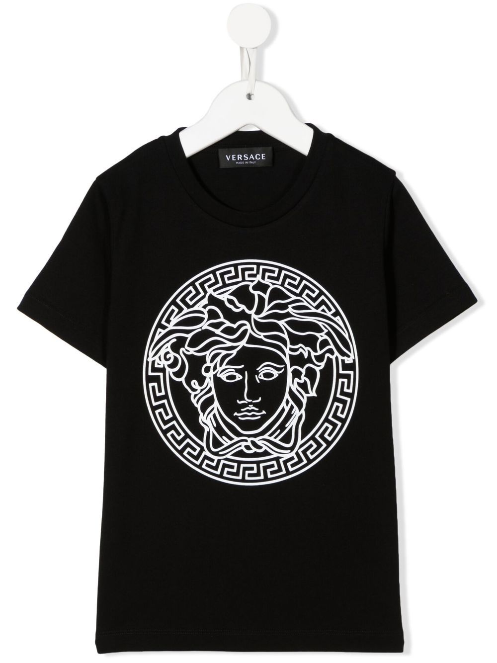 Versace Kids Medusa cotton T-shirt - Black von Versace Kids