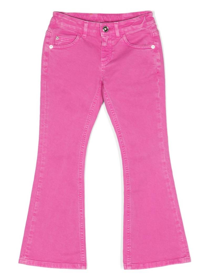 Versace Kids mid-rise flared jeans - Pink von Versace Kids
