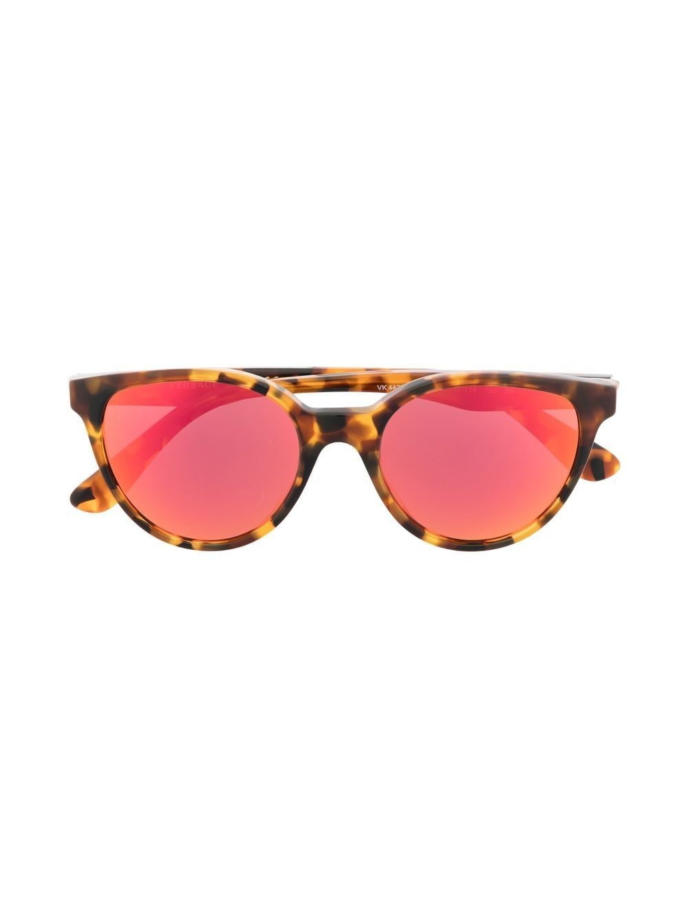 Versace Kids tortoiseshell-effect round-frame sunglasses - Brown von Versace Kids