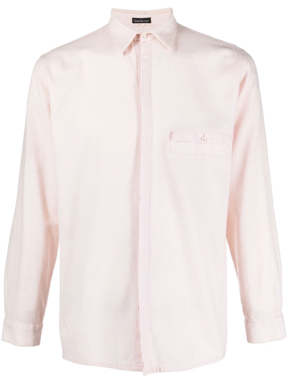 Versace Pre-Owned 1970s cutaway collar shirt - Pink von Versace Pre-Owned