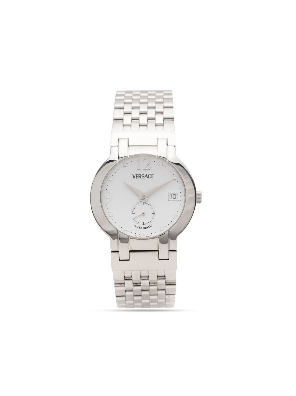 Versace Pre-Owned 2010 pre-owned Madison 34mm - White von Versace Pre-Owned