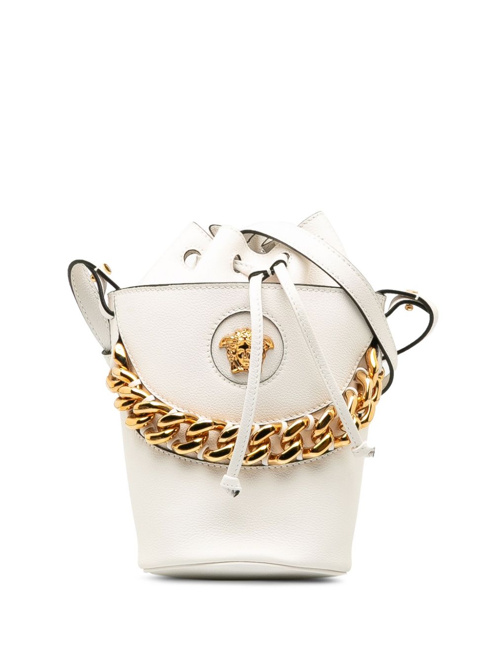 Versace Pre-Owned La Medusa bucket bag - White von Versace Pre-Owned