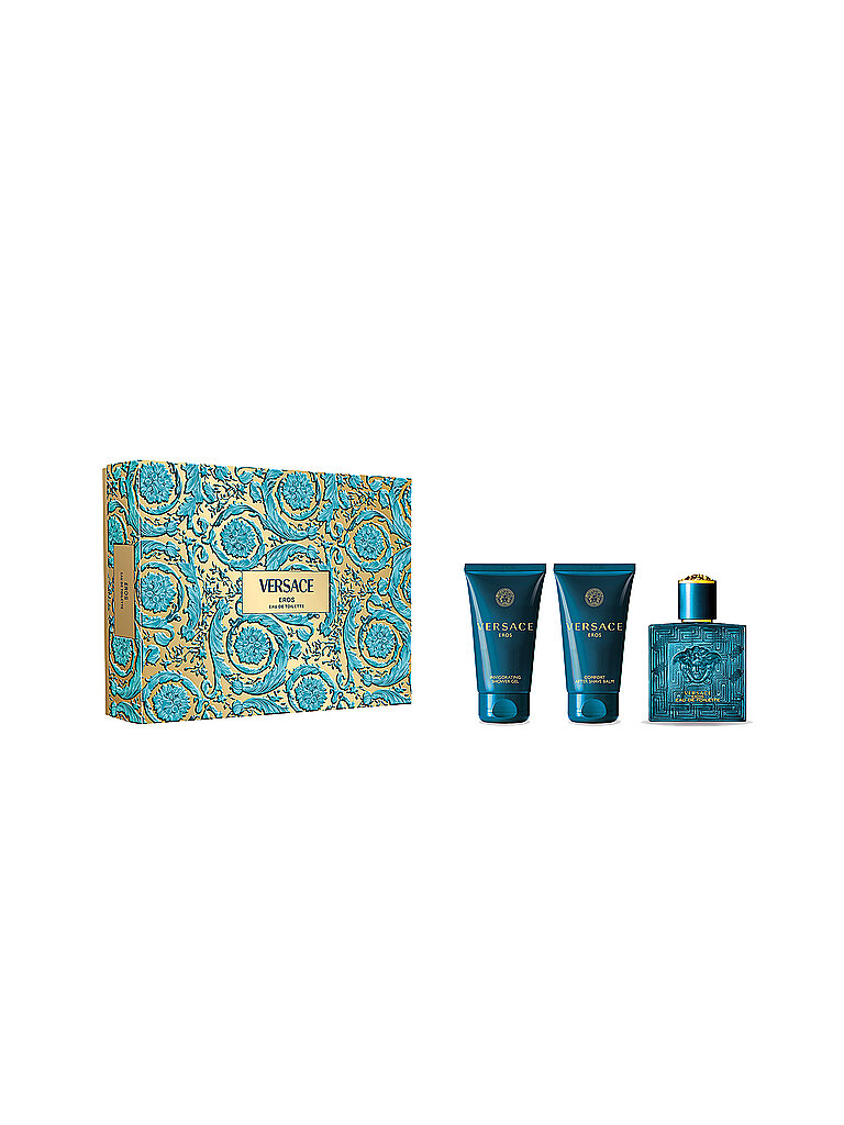 VERSACE Geschenkset - Eros pour Homme Set 3x50ml VERSACE Geschenkset - Eros pour Homme Set 3x50ml von Versace