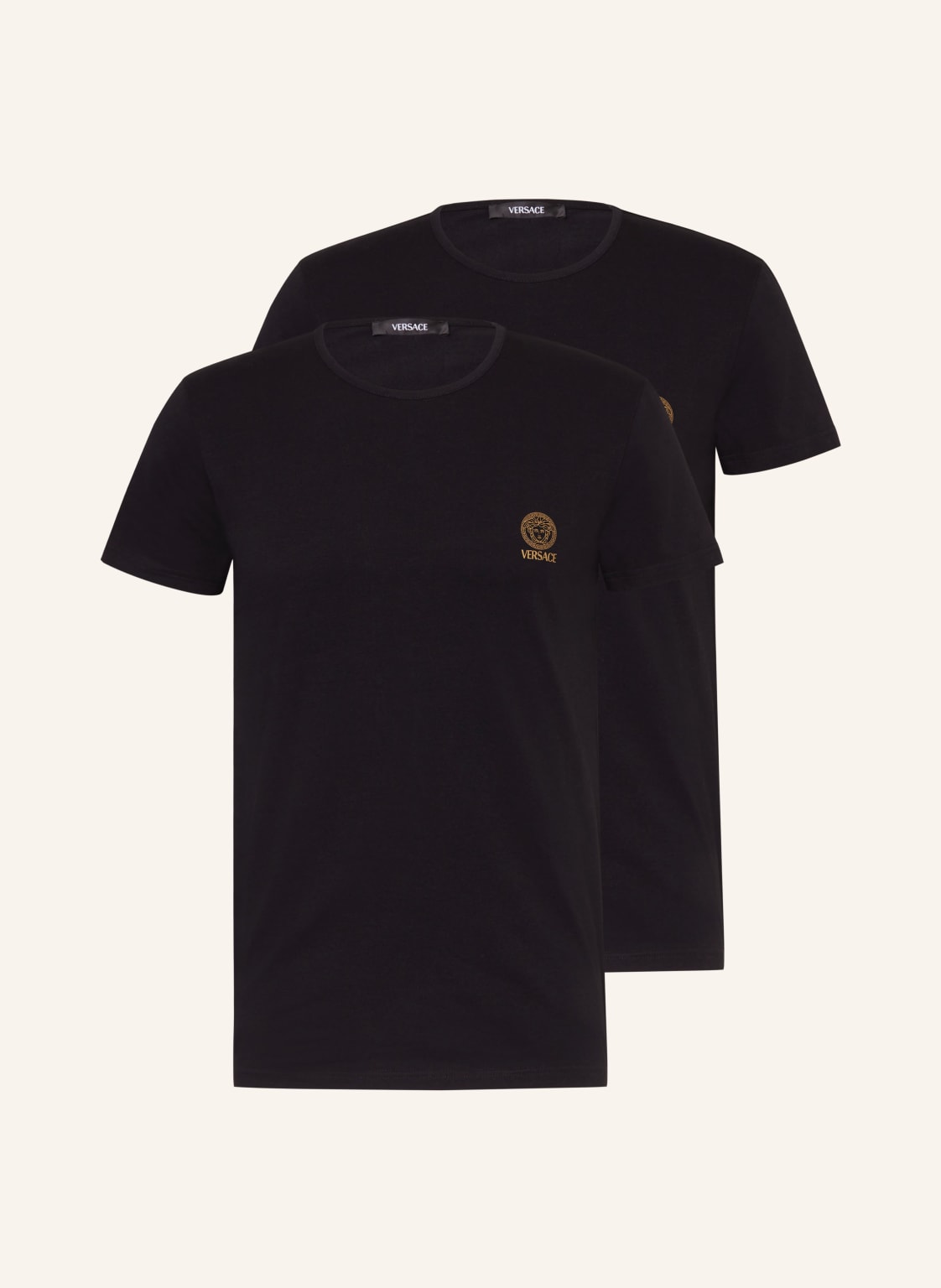 Versace 2er-Pack T-Shirts schwarz von Versace