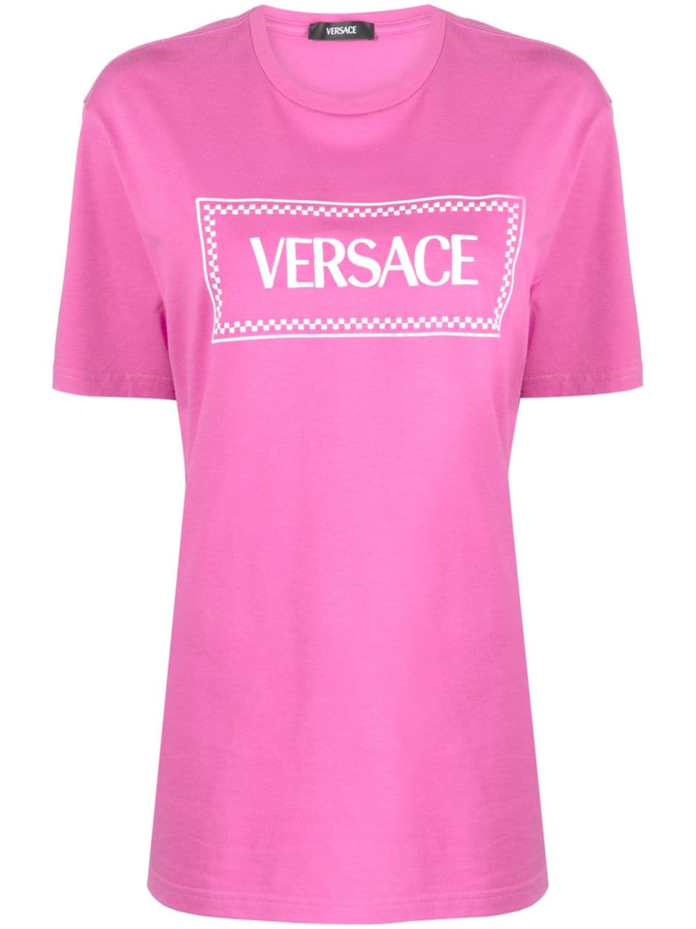 Versace '90s Vintage cotton T-shirt - Pink von Versace