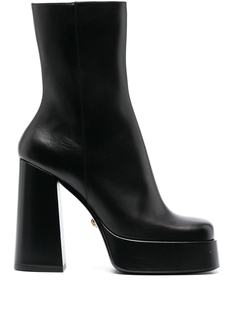 Versace Aevitas 120mm single-platform boots - Black von Versace