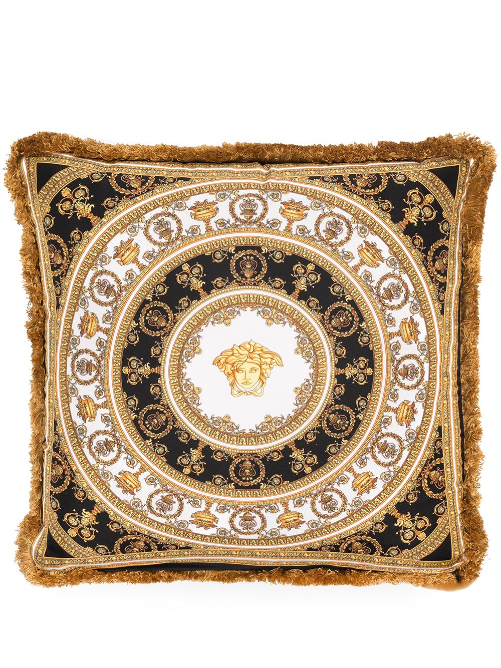 Versace I Love Baroque cushion (45cm x 45cm) - Black von Versace