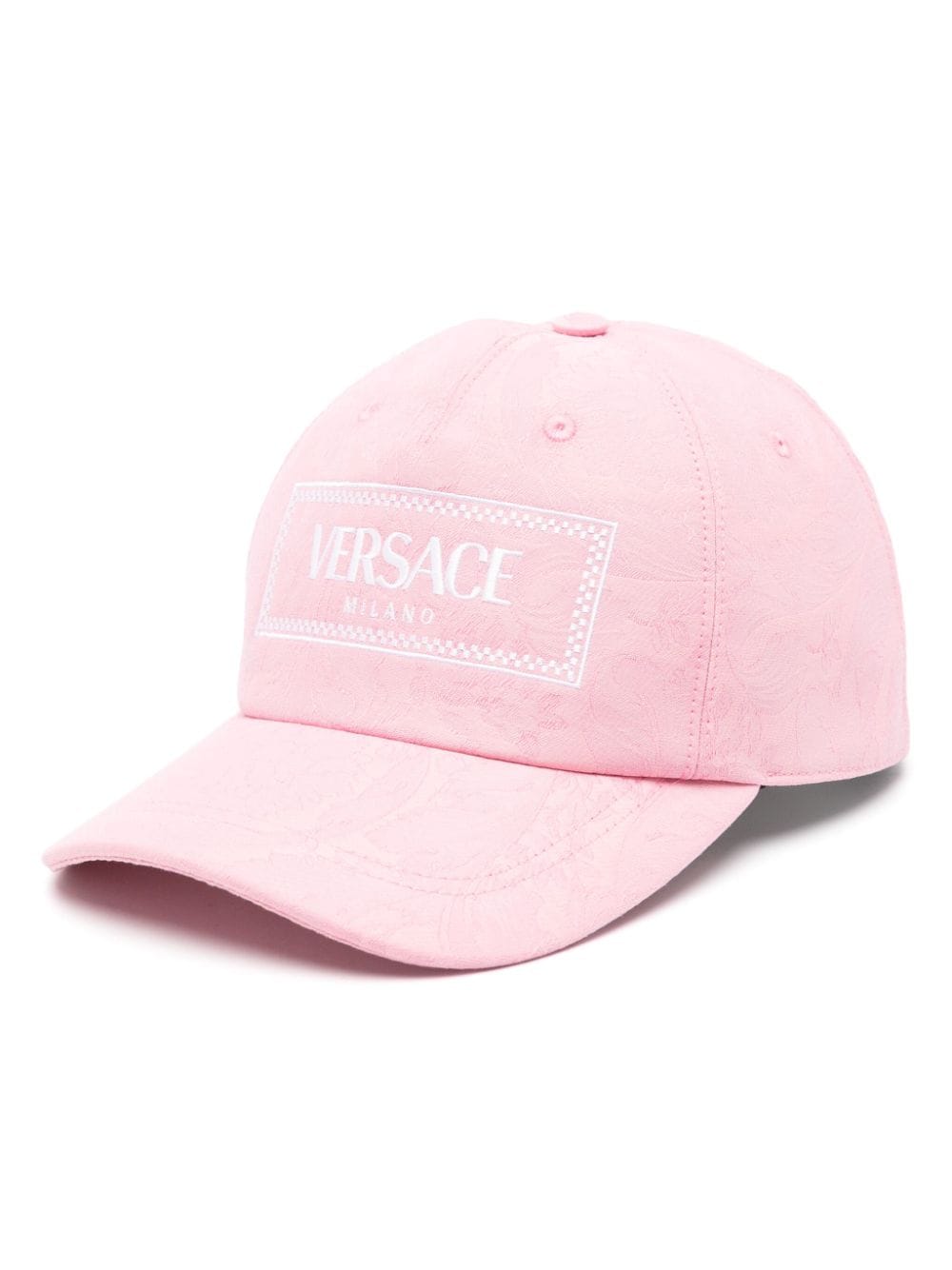 Versace Barocco-jacquard baseball cap - Pink von Versace