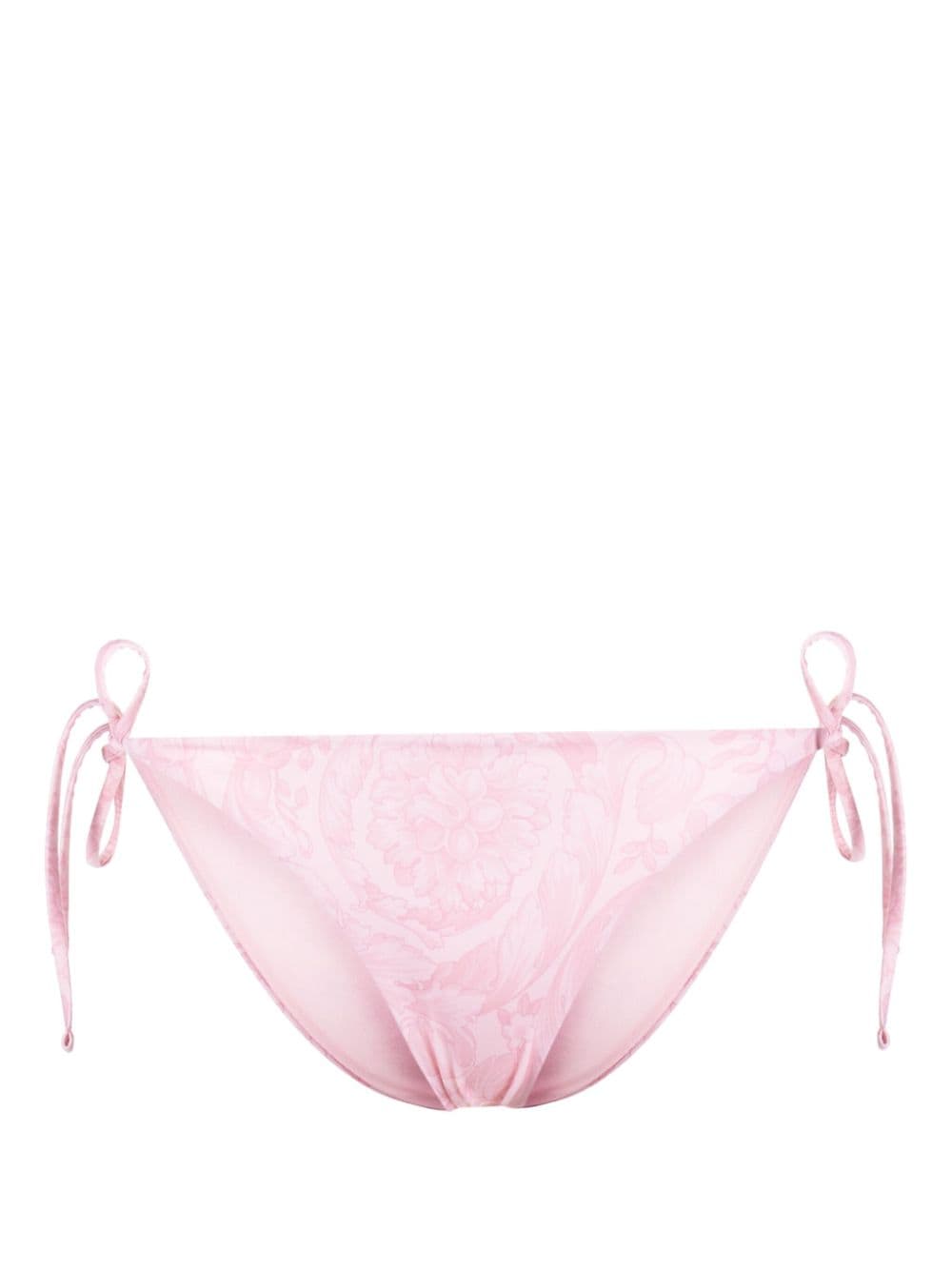 Versace Barocco-print bikini bottom - Pink von Versace
