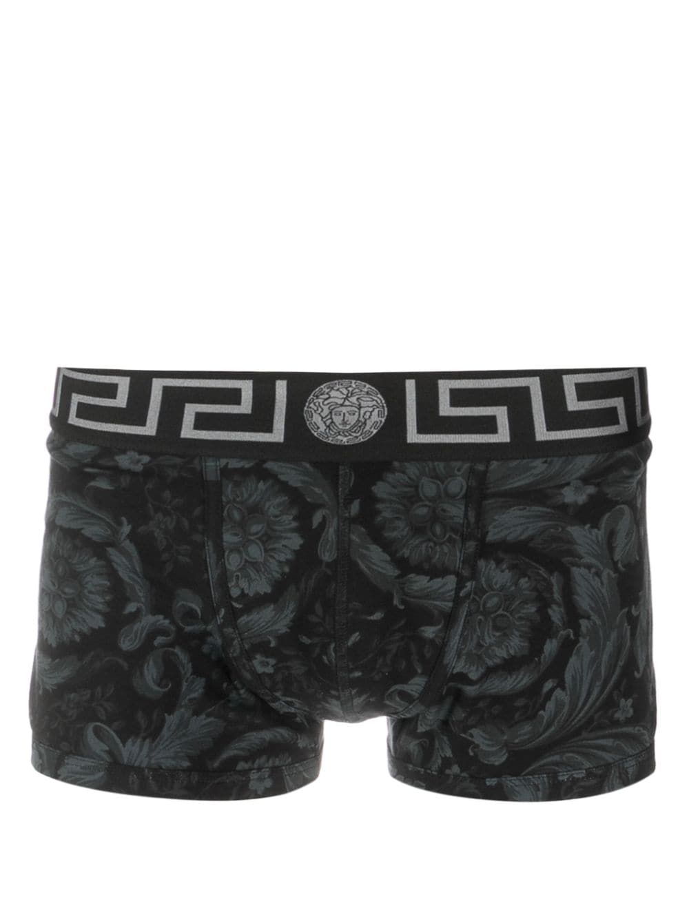 Versace Barocco-print boxer briefs - Black von Versace