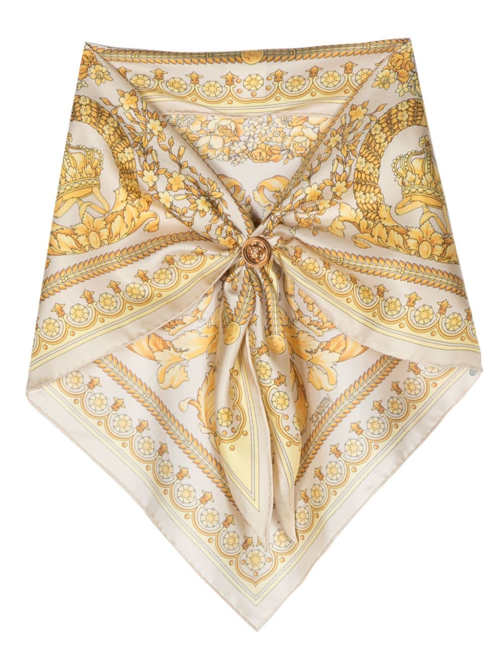 Versace Barocco-print foulard - Neutrals von Versace