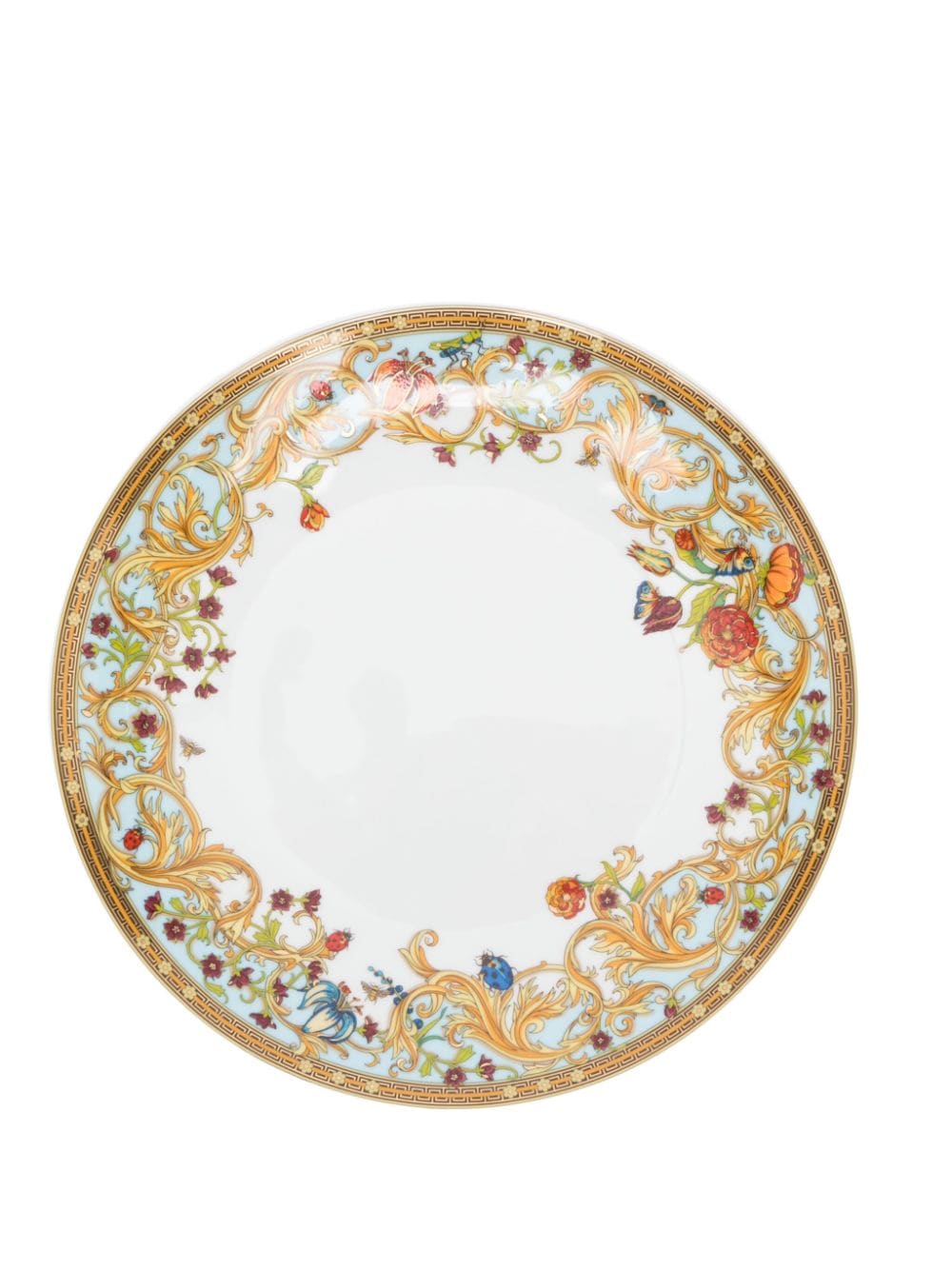 Versace Le Jardin ceramic dinner plate - White von Versace