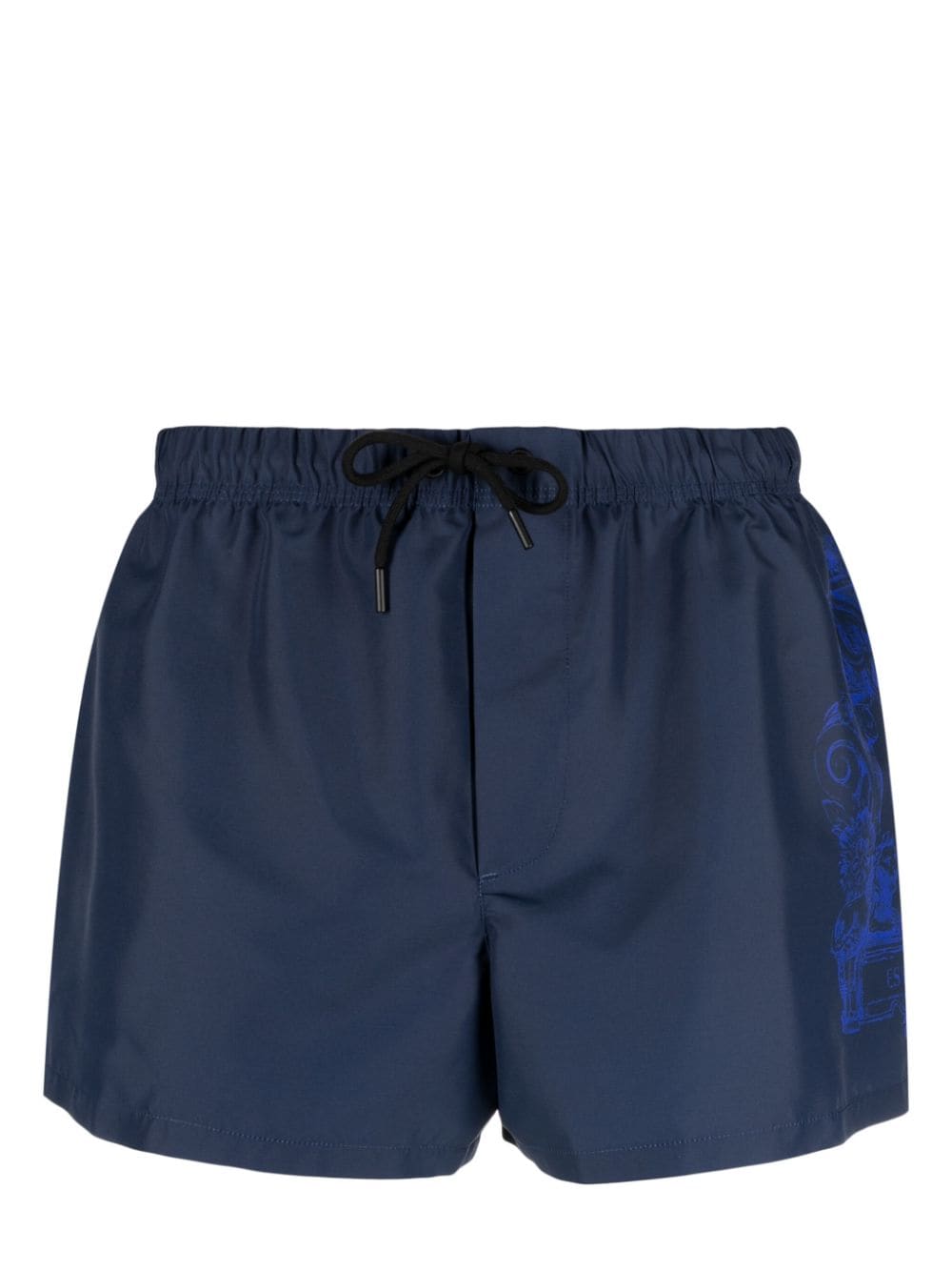 Versace Versace Cartouche-print swim shorts - Blue von Versace