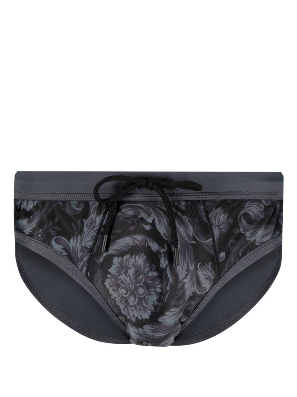 Versace Barocco-print swim trunks - Black von Versace