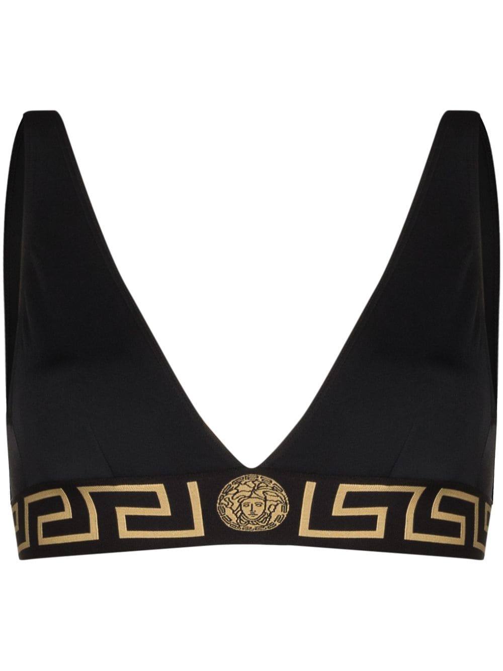 Versace Greca Border bikini top - Black von Versace