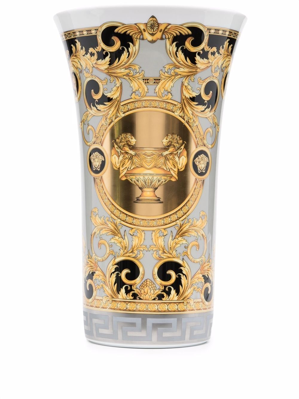 Versace Barocco-print vase - Gold von Versace