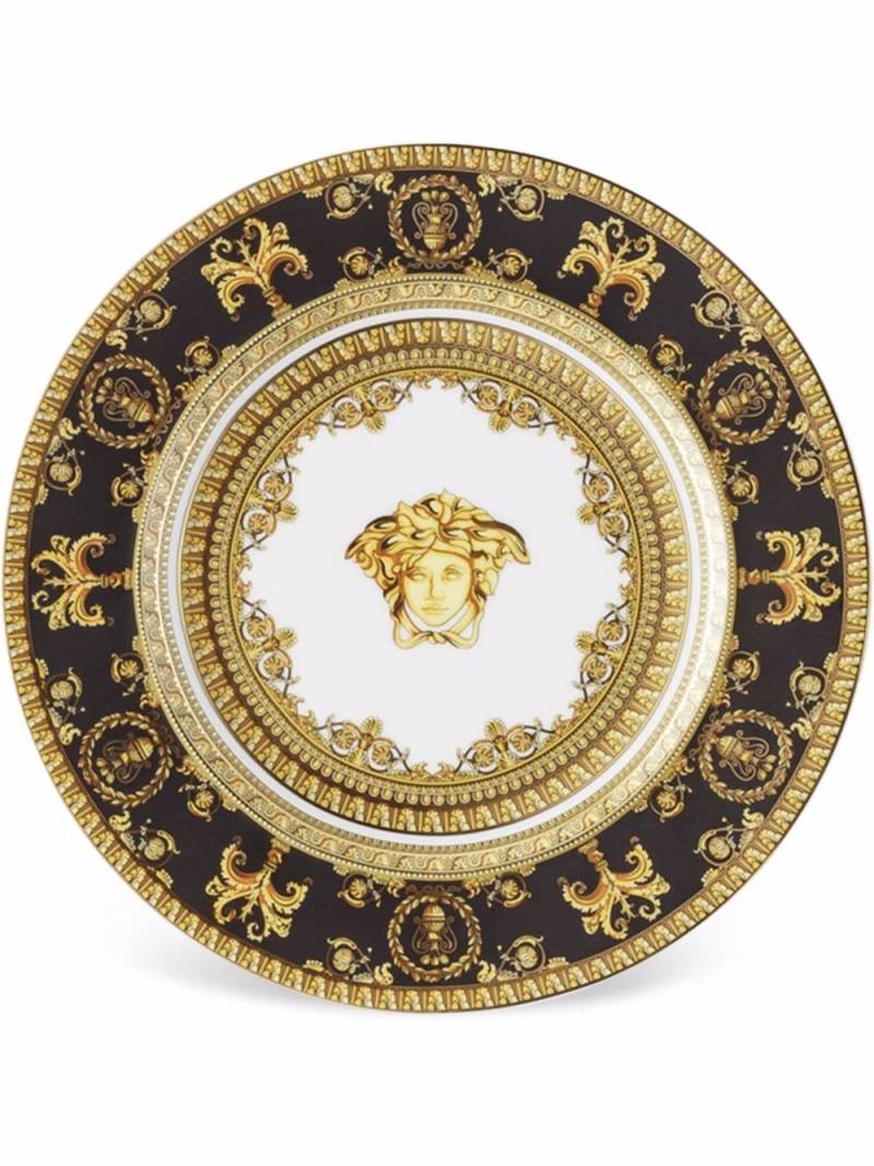 Versace Baroque Nero plate (18 cm) - White von Versace