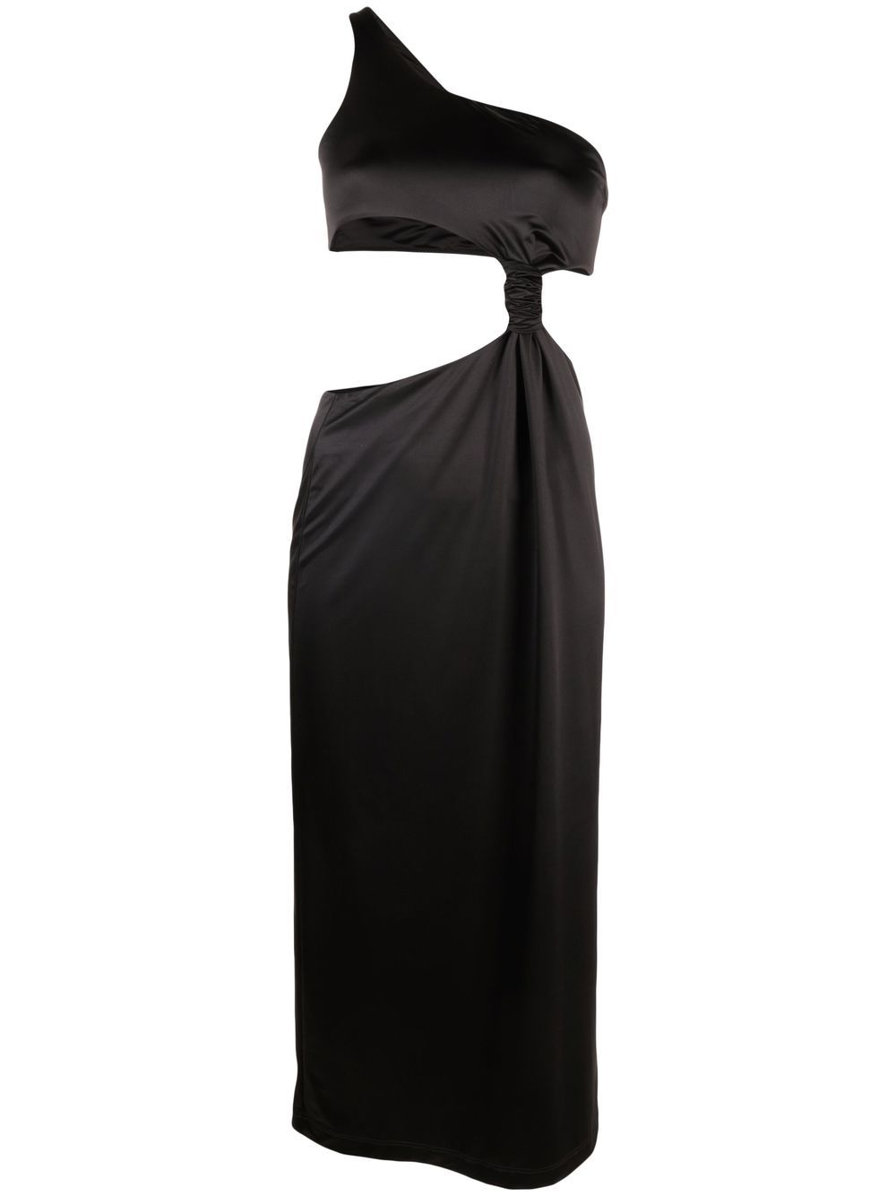 Versace Belize cut-out midi dress - Black von Versace