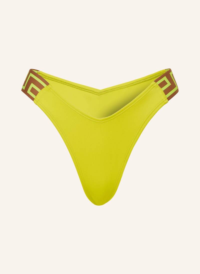 Versace Brazilian-Bikini-Hose gelb von Versace