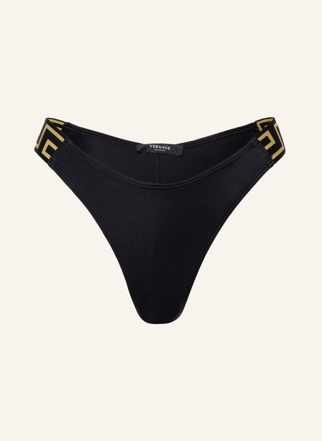Versace Brazillian-Bikini-Hose schwarz von Versace