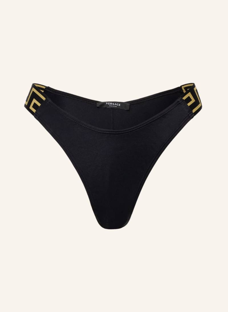 Versace Brazillian-Bikini-Hose schwarz von Versace