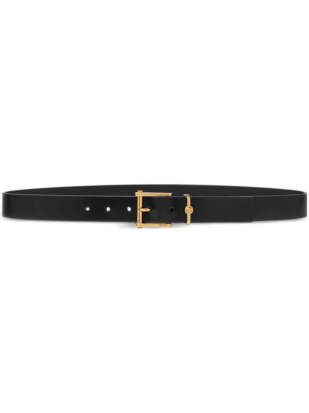 Versace Column leather belt - Black von Versace