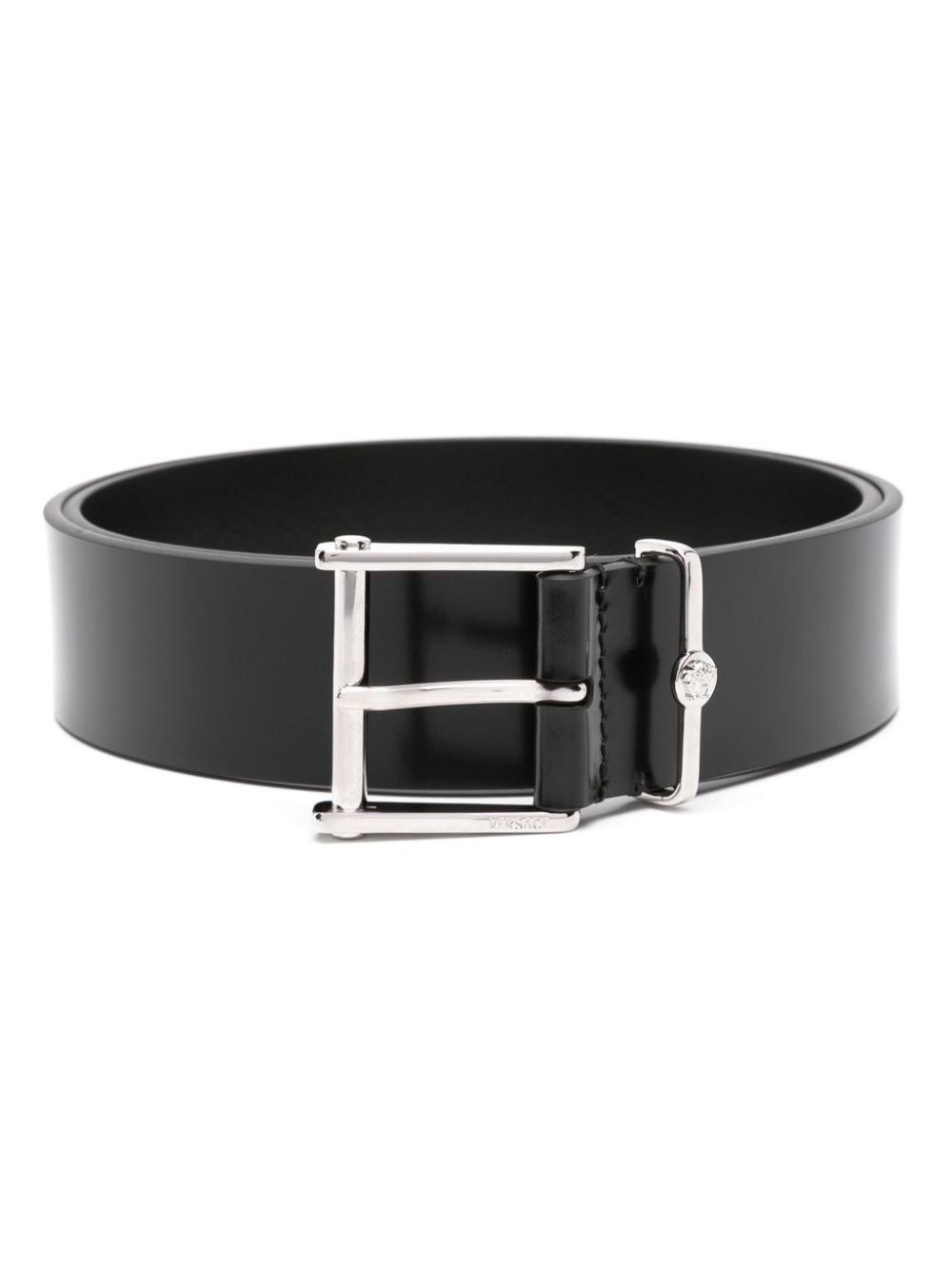 Versace Column leather belt - Black von Versace