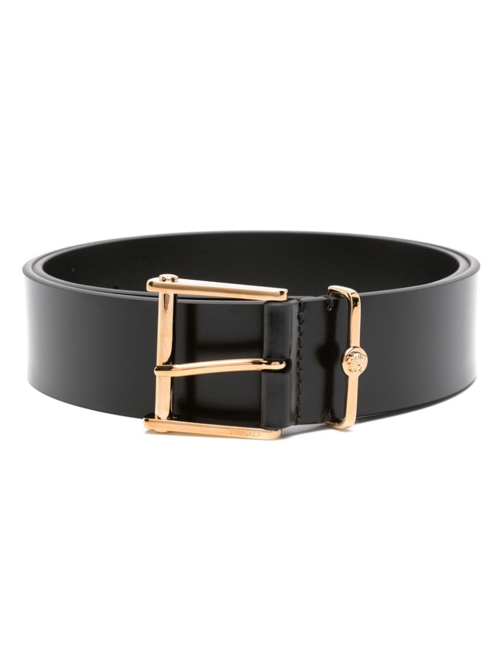 Versace Column leather belt - Black von Versace
