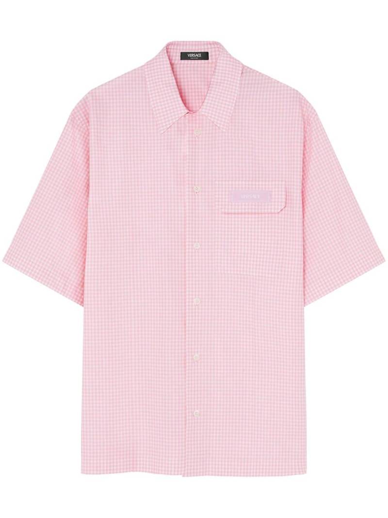 Versace Contrasto oxford shirt - Pink von Versace