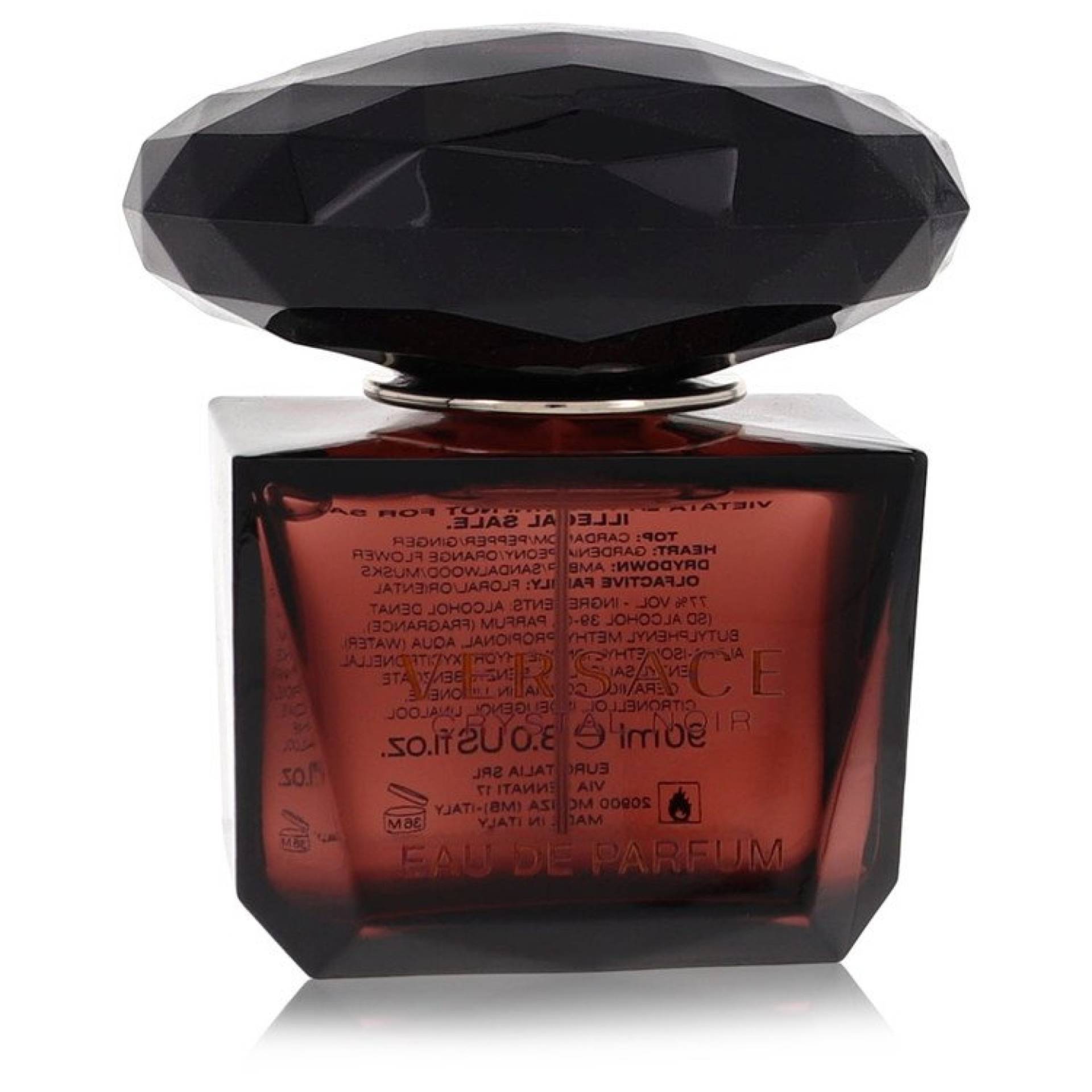 Versace Crystal Noir Eau De Parfum Spray (Tester) 90 ml von Versace